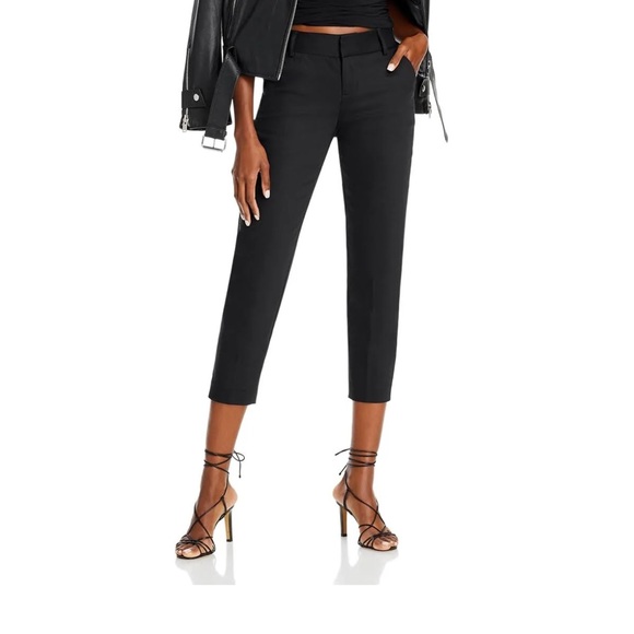 Alice + Olivia Black Cropped Pants - Picture 3 of 6